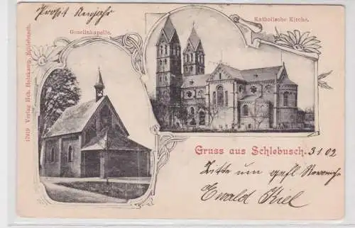 88246 Mehrbild Ak Gruß aus Schlebusch bei Leverkusen 1902