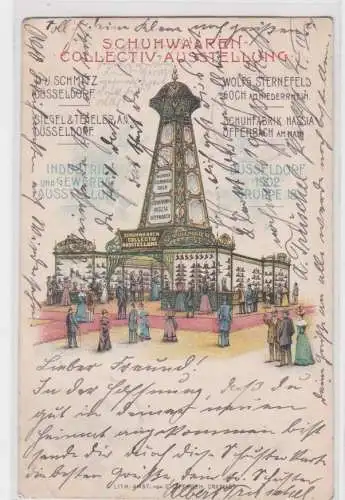 89106 Ak Lithographie Industrie und Gewerbeausstellung Düsseldorf 1902