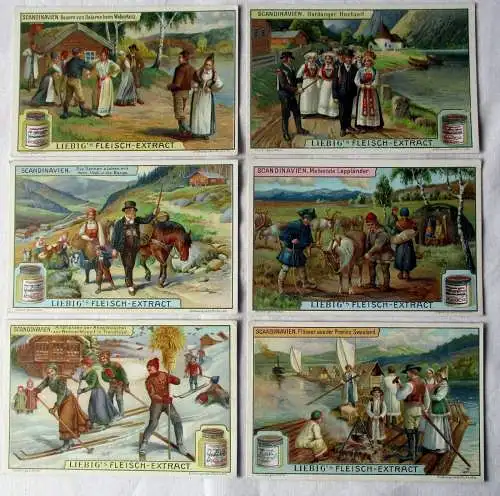 Liebigbilder Serie Nr. 719 Scandinavien Jahrgang 1907 (6/133150)