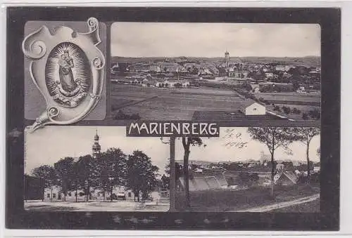 99893 Mehrbild Ak Marienberg Ortsansichten 1905
