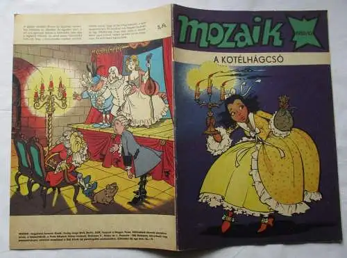 MOZAIK Mosaik Abrafaxe 1980/10 EXPORT UNGARN "A Kötélhágcsó" RAR (112582)
