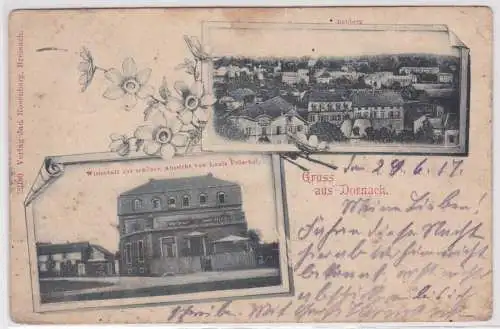 901436 Ak Gruss aus Dornach - Rehberg, Wirtschaft zur schönen Aussicht 1912