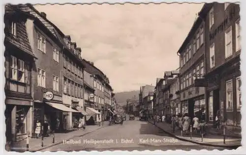 901547 Ak Heilbad Heiligenstadt i. Eichsf. - Karl-Marx-Straße um 1950