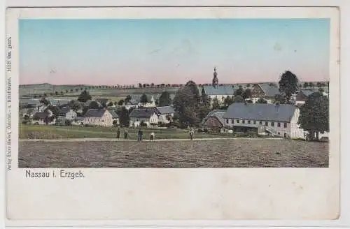 89430 Ak Nassau im Erzgebirge Totalansicht 1907
