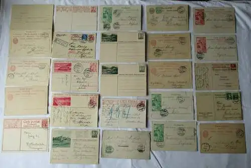 Sammlung 109 x Ganzsache Briefe & Postkarten Schweiz oft vor 1900 (104039)