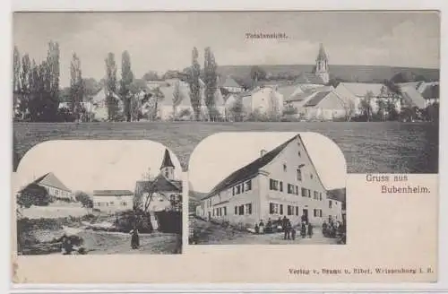 95936 Mehrbild Ak Gruß aus Bubenheim Gasthof usw. 1908