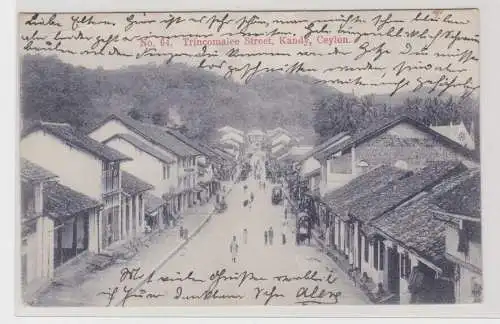 87225 Ak Kandy Ceylon Sri Lanka Trincomalee Street 1906