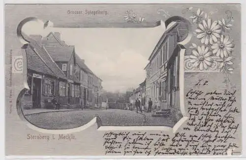 93353 Ak Sternberg in Mecklenburg grosser Spiegelberg 1904