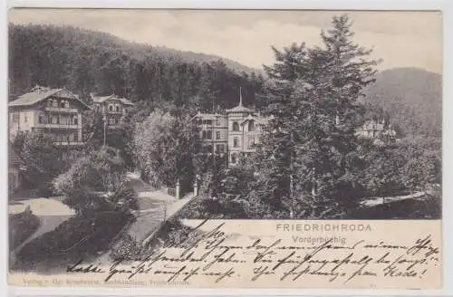 38572 Ak Friedrichroda Vorderbüchig 1901