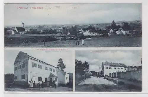 89759 Mehrbild Ak Gruß aus Treidelheim Gastwirtschaft von Anton Seitz usw. 1916