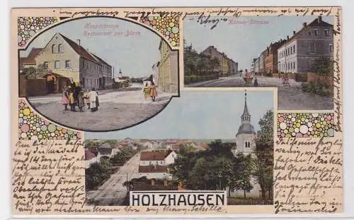 86511 Mehrbild Ak Holzhausen, Restaurant zur Börse 1921