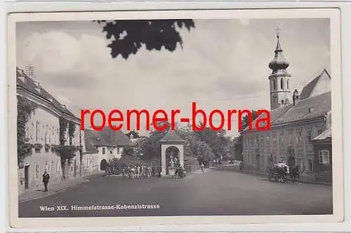 76538 Foto Ak Wien XIX. Himmelstrasse-Kobenzlstrasse 1958