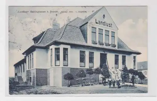 06914 Ak Landlust Rablinghausen bei Bremen 1913
