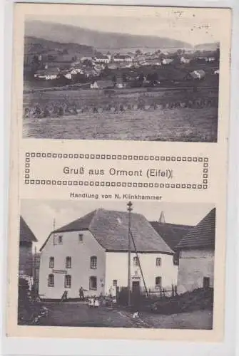 33997 Mehrbild Ak Gruß aus Ormont (Eifel) Handlung 1928