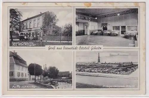 36705 Mehrbild Ak Gruß aus Barnstädt Ortsteil Göhritz 1940