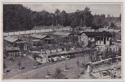 23368 Ak Pelztierfarm Saaletalsperre Isabellengrün mit dem Tierpark 1937