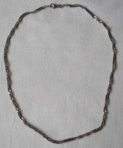 elegante 925er Sterling Silber Halskette verdrehte Gliederkette (106770)