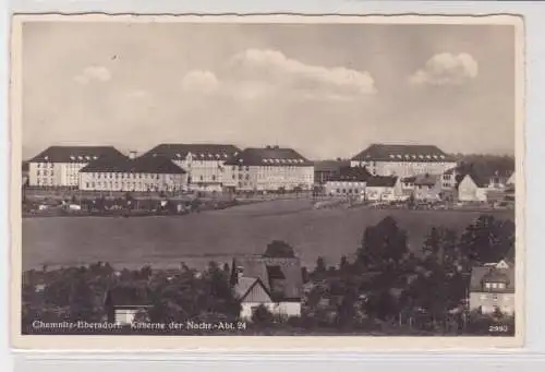 905238 Ak Chemnitz Ebersdorf Kaserne der Nachrichten Abteilung 24, 1938