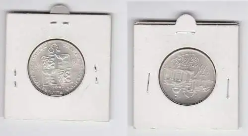 50 Kronen Silber Münze Tschechoslowakei Marianske Lazne 1991 (131359)