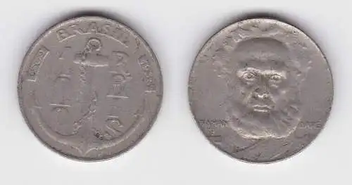 100 Reis Kupfer Nickel Münze Brasilien 1936 Taman Dare, Anker (135901)