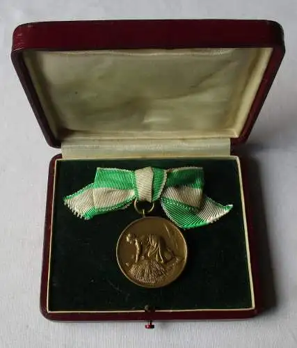 seltene Medaille Sachsen Genossenschaftswesen Verband Dresden im Etui (106246)
