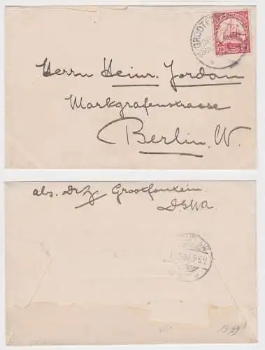 901343 Brief mit Stempel Grootfontein Deutsch Süd-West-Afrika Namibia 1908
