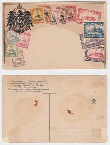 901440 Briefmarken Präge Ak Deutsch Süd-West-Afrika Namibia um 1910