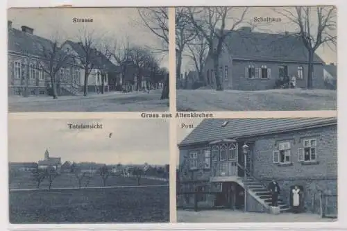 92630 Mehrbild Ak Gruß aus Altenkirchen Post, Schule, Straßenansicht 1915