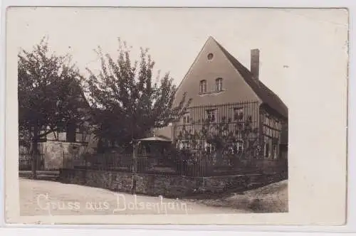 900435 Foto AK Gruss aus Dolsenhain - Straßenansicht