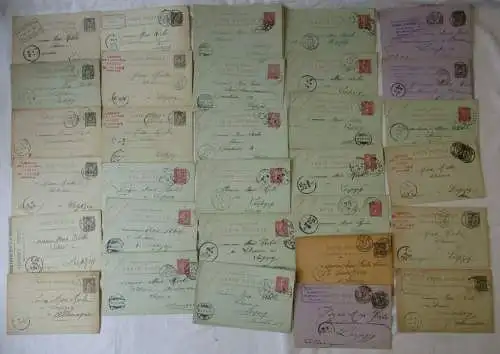 Sammlung mit 100 Ganzsachen Briefe & Postkarten Frankreich oft vor 1900 (116040)