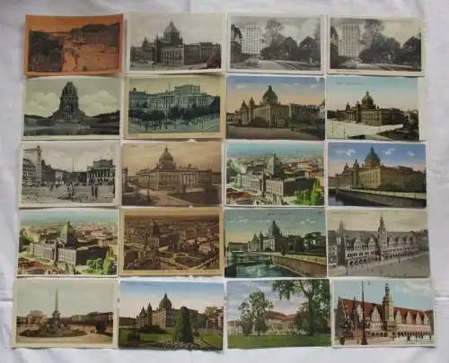Sammlung mit 119 Ansichtskarten Leipzig vor 1940 (100273)