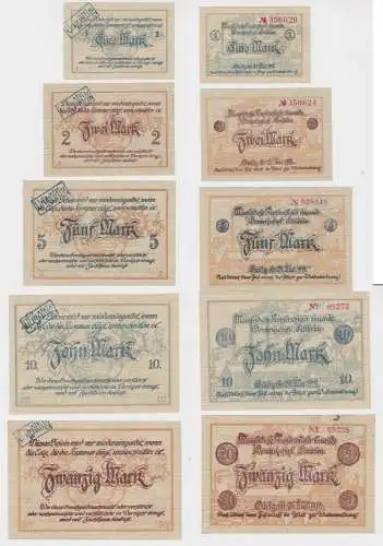 1-20 Banknoten Mansfeld'sche Kupferschiefer bauende Gew. Eisleben o.D. (137471)