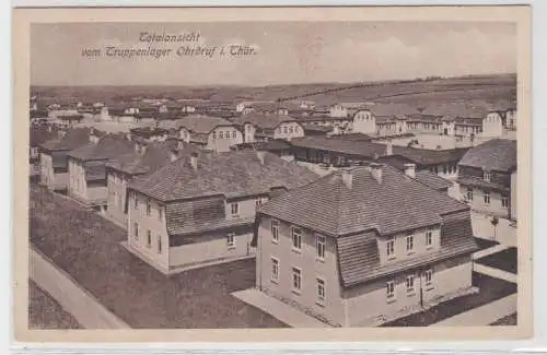91057 Ak Totalansicht vom Truppenlager Ohrdruf in Thüringen 1916
