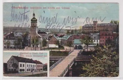 93467 Mehrbild Ak Oberkotzau Gasthof zur Stadt Hof um 1920