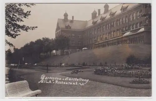 96352 Ak Eisenberg Gartenbauausstellung "GILA" Restaurant 1929