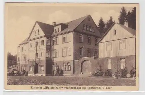 42455 Ak Kurheim Waldfrieden Frankenhain bei Gräfenroda in Thür. um 1930