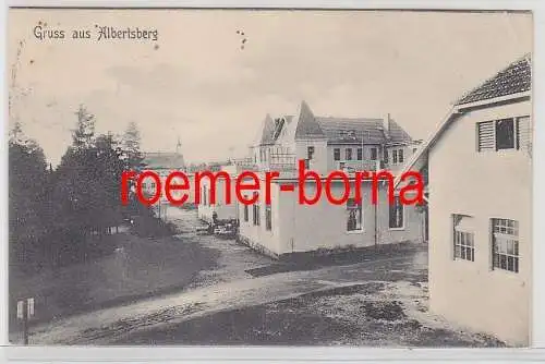 77165 Ak Gruß aus Albertsberg im Vogtland 1911