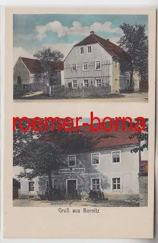 76671 Mehrbild Ak Gruß aus Bornitz Gasthof um 1930