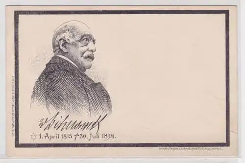904587 Autografen AK Otto Eduard Leopold von Bismarck-Schönhausen 1815-1898