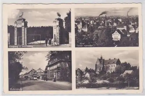 904815 AK Siegmar-Schönau - Schule, Hoferstraße, Pelzmühle, Totalansicht 1940