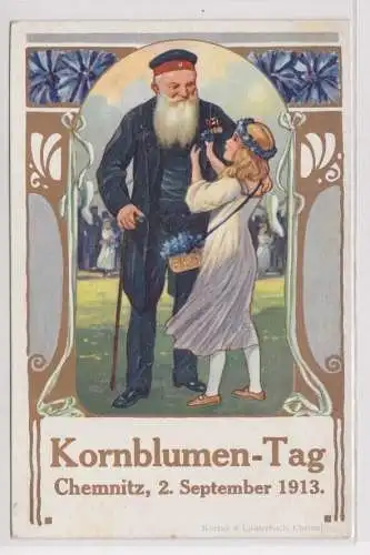 904813 AK Chemnitz - Kornblumen-Tag 2. September 1913