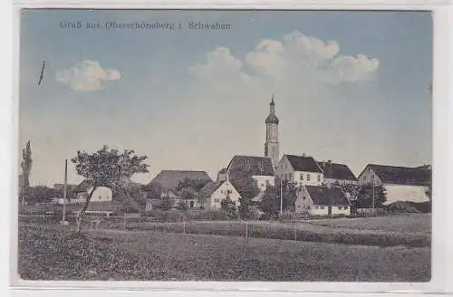 907528 Ak Oberschöneberg in Schwaben 1917