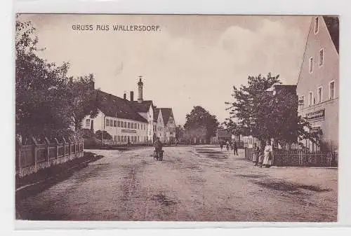 44806 Ak Gruss aus Wallersdorf 1920