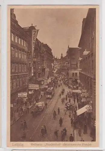 907583 Ak Leipzig Meßhaus "Handelshof" Grimmaische Straße um 1930
