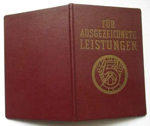 Ehrentitel Aktivist Urkundenbuch 1952 VEB Stahl-& Walzwerk Hennigsdorf (142423)