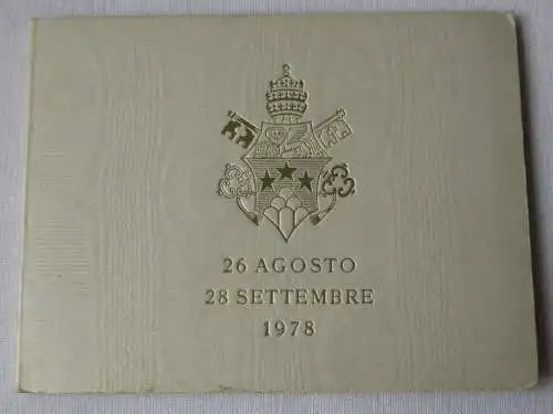 1000 Lire Silber Münze Vatikan 1978 Johannes Paul I. im Blister (143807)