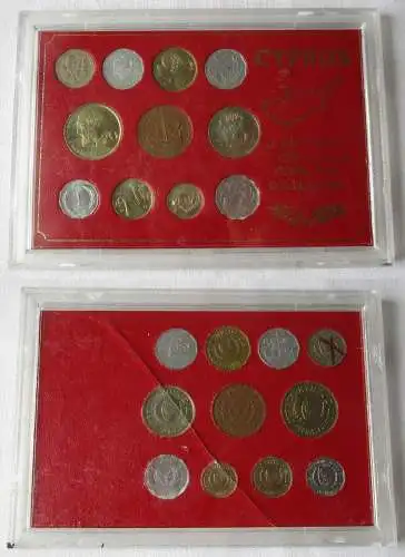 KMS Kursmünzensatz Zypern 11 Different Circulated Coins for Collectors (118916)