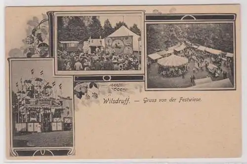 902519 Mehrbild Ak Wilsdruff Gruß von der Festwiese um 1930