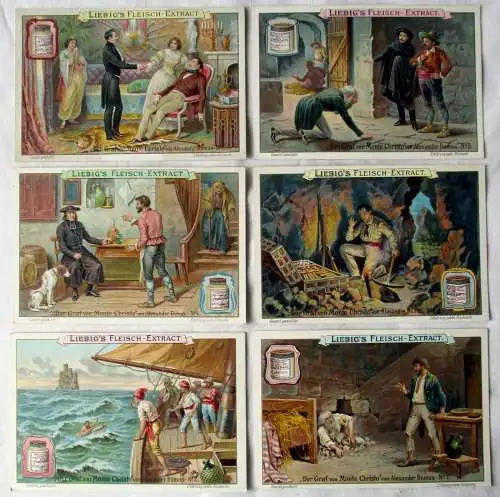 Liebigbilder Serie Nr. 531 Der Graf von Monte Christo Jahrgang 1902 (6/133191)