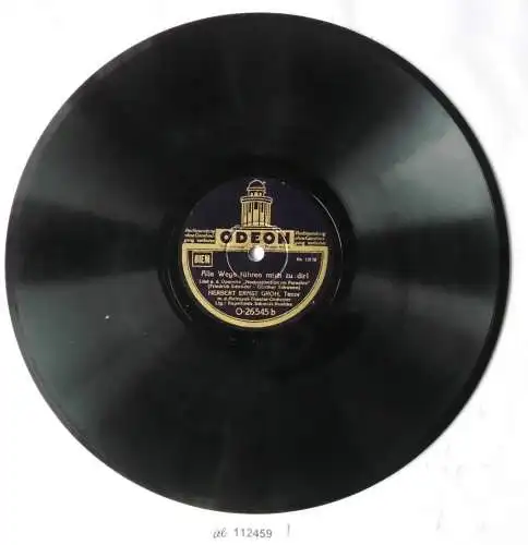 Schellackplatte 2 Lieder aus "Hochzeitsnacht im Paradies" um 1930 (112459)